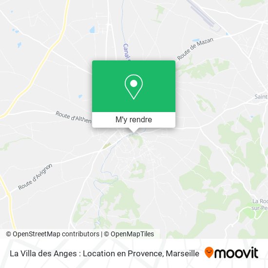 La Villa des Anges : Location en Provence plan