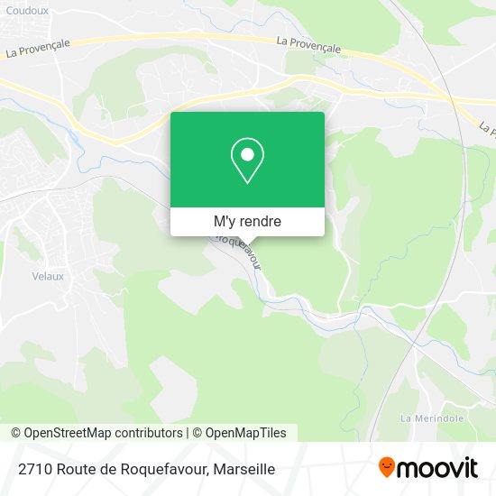 2710 Route de Roquefavour plan
