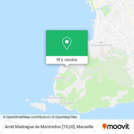 Arrêt Madrague de Montredon [19,20] plan