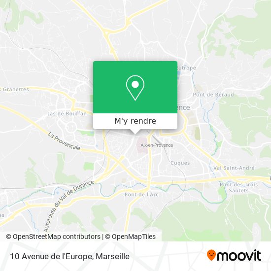 10 Avenue de l'Europe plan