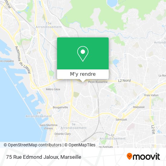 75 Rue Edmond Jaloux plan