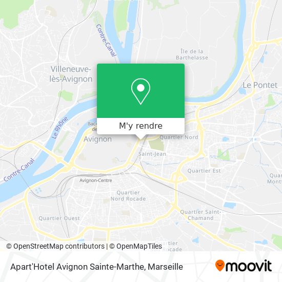 Apart'Hotel Avignon Sainte-Marthe plan