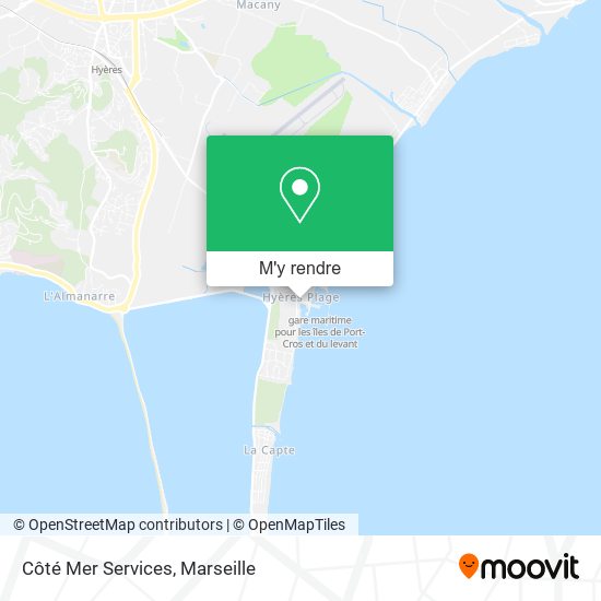 Côté Mer Services plan