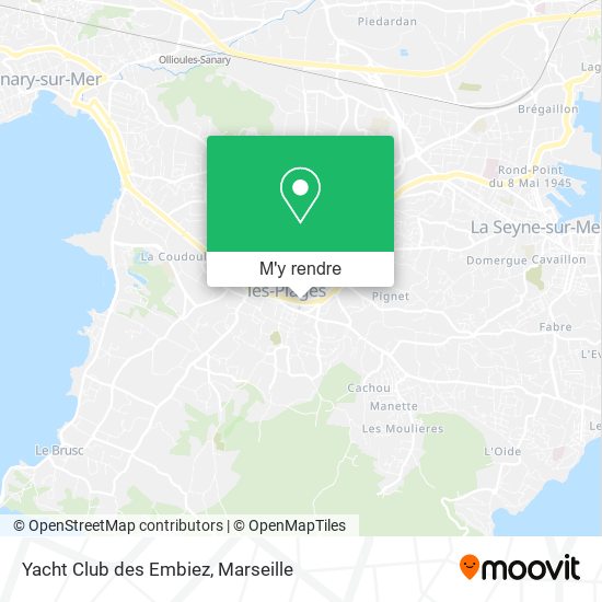 Yacht Club des Embiez plan