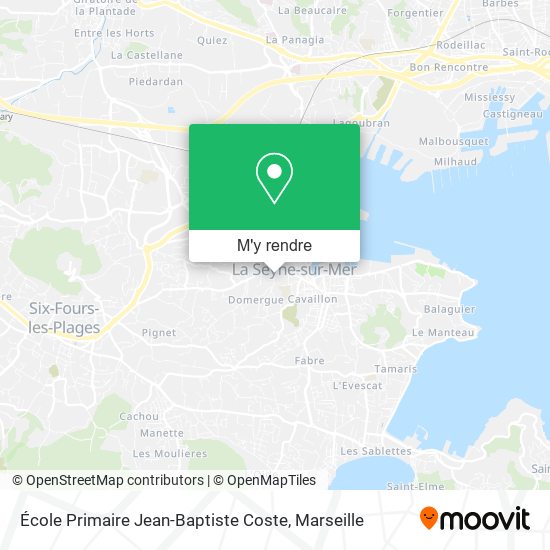 École Primaire Jean-Baptiste Coste plan