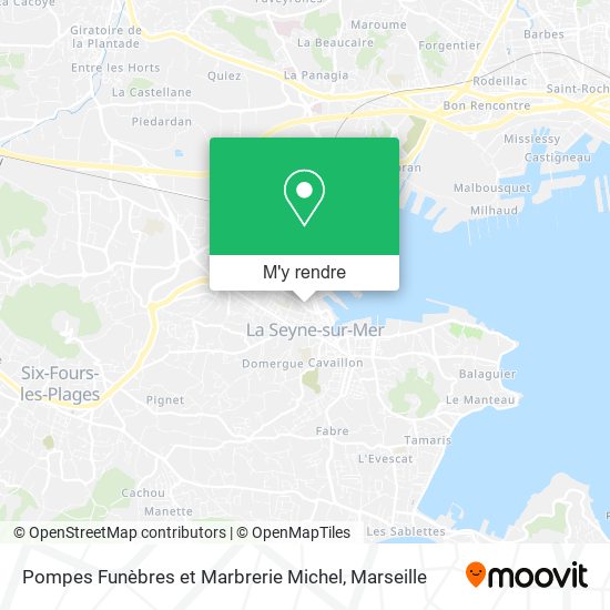 Pompes Funèbres et Marbrerie Michel plan