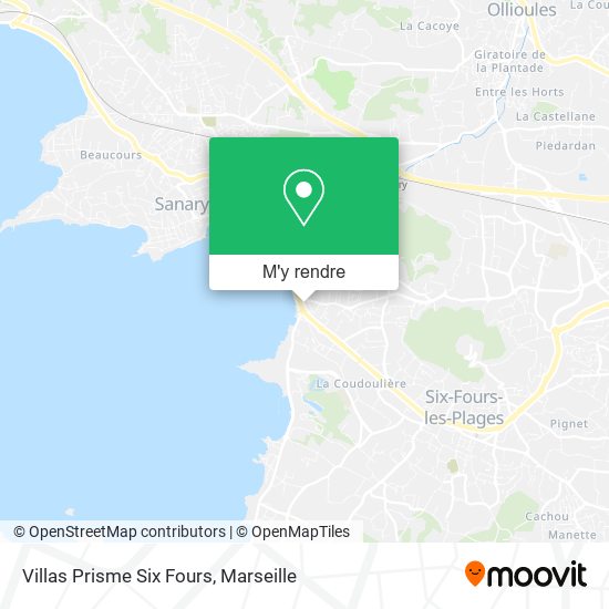 Villas Prisme Six Fours plan