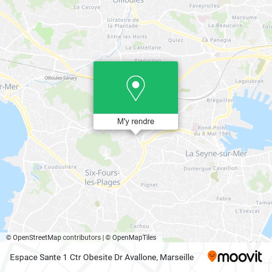Espace Sante 1 Ctr Obesite Dr Avallone plan