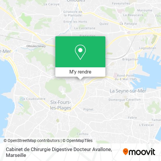 Cabinet de Chirurgie Digestive Docteur Avallone plan
