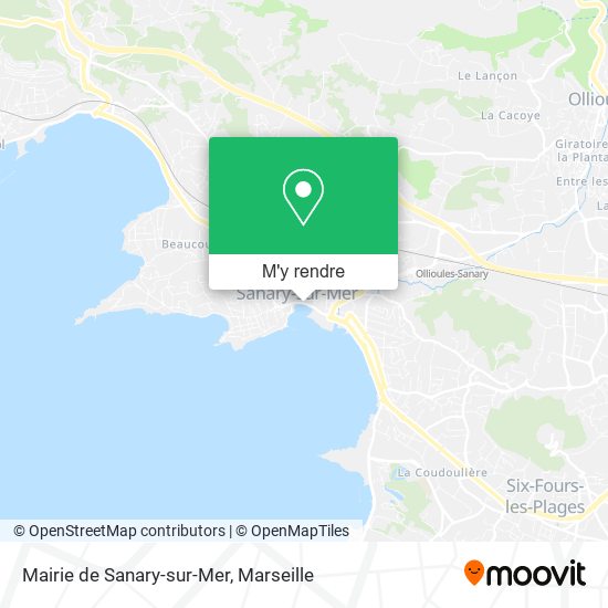 Mairie de Sanary-sur-Mer plan