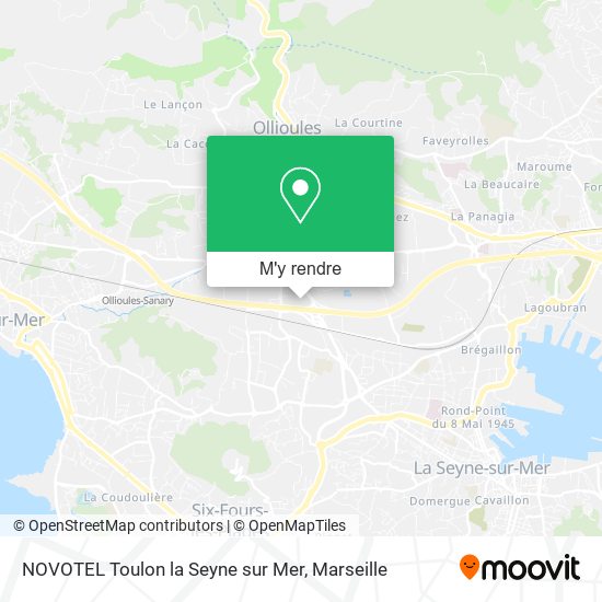 NOVOTEL Toulon la Seyne sur Mer plan