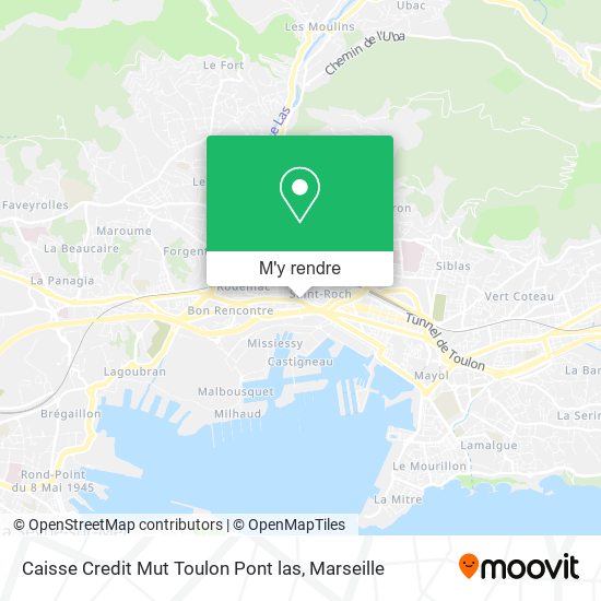 Caisse Credit Mut Toulon Pont las plan