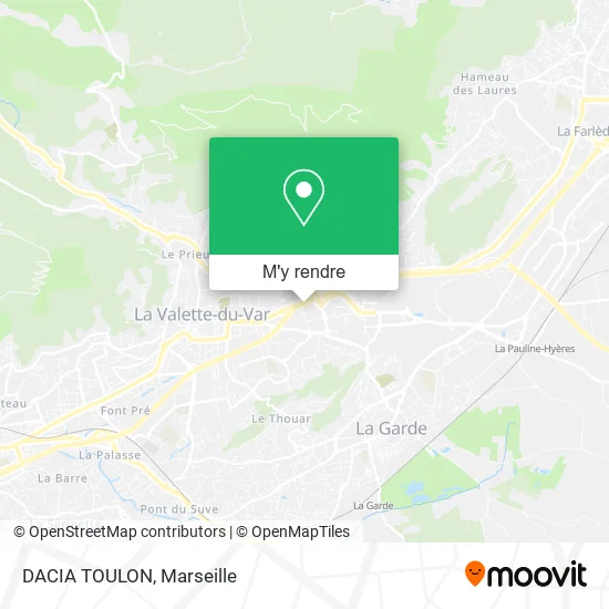 DACIA TOULON plan