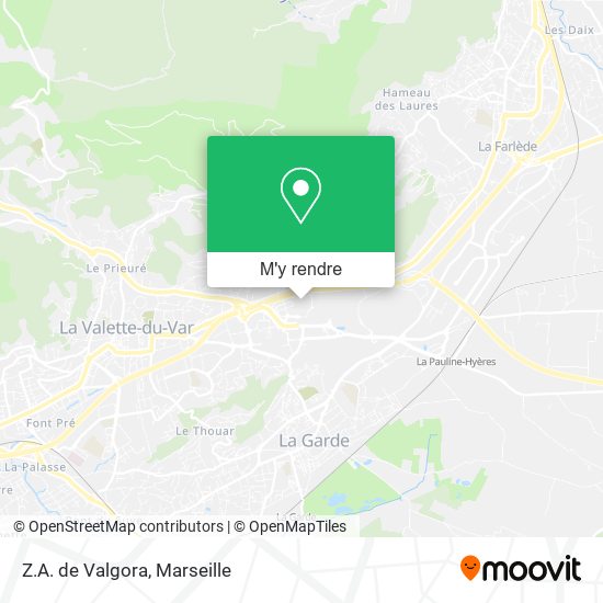 Z.A. de Valgora plan