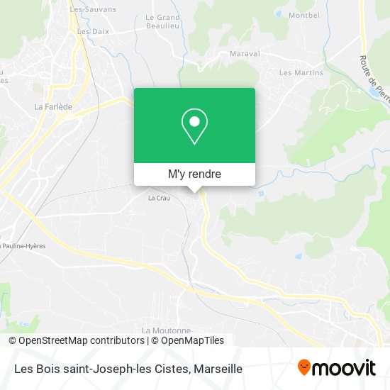 Les Bois saint-Joseph-les Cistes plan
