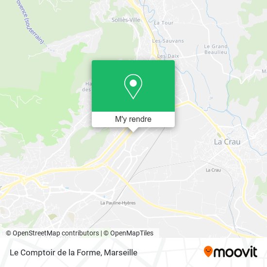 Le Comptoir de la Forme plan