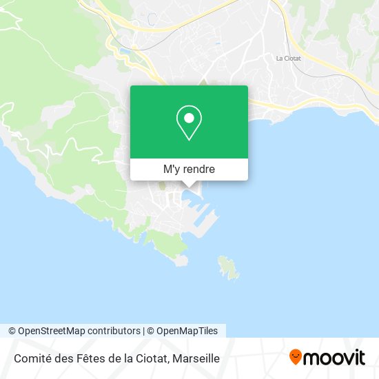 Comité des Fêtes de la Ciotat plan