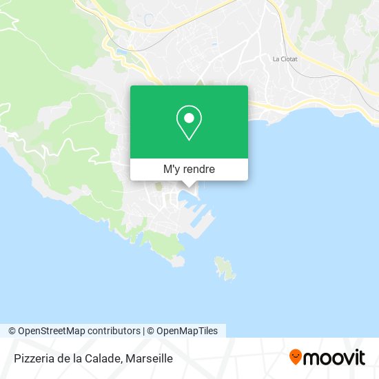 Pizzeria de la Calade plan