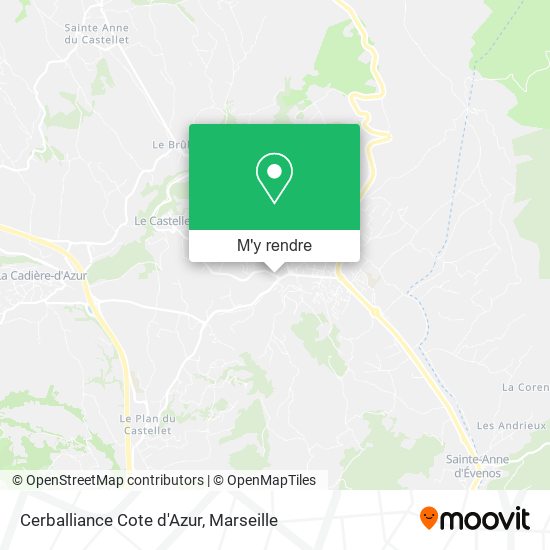 Cerballiance Cote d'Azur plan