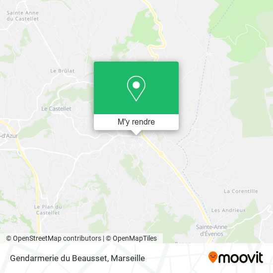 Gendarmerie du Beausset plan