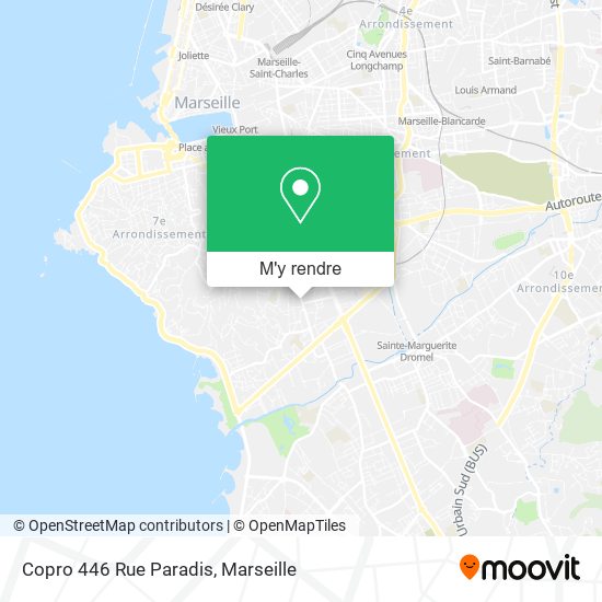 Copro 446 Rue Paradis plan