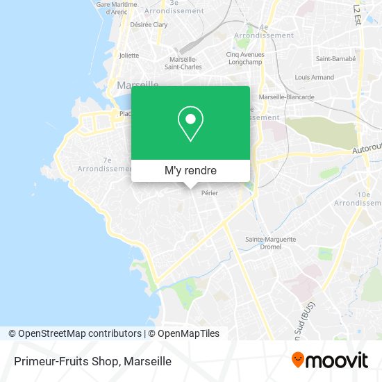 Primeur-Fruits Shop plan