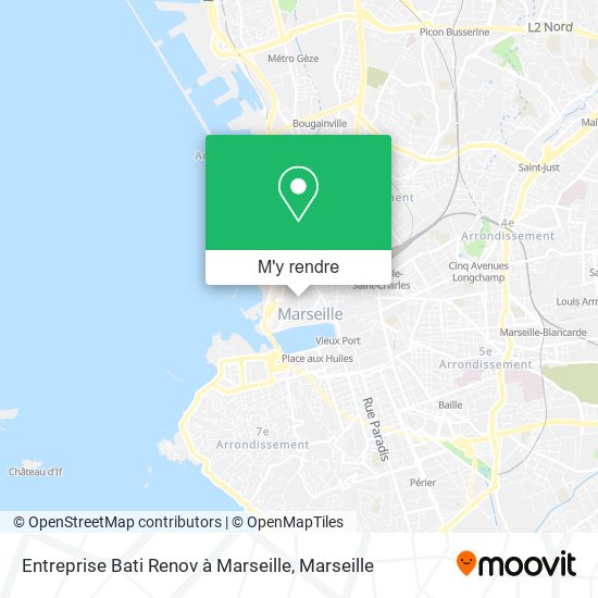 Entreprise Bati Renov à Marseille plan