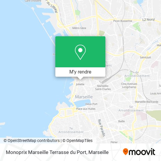 Monoprix Marseille Terrasse du Port plan
