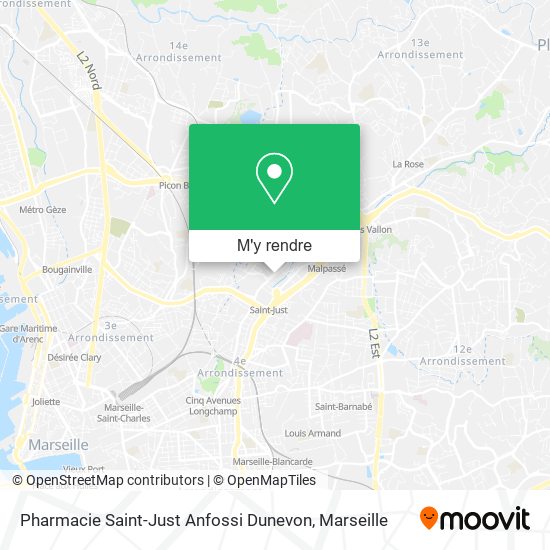 Pharmacie Saint-Just Anfossi Dunevon plan
