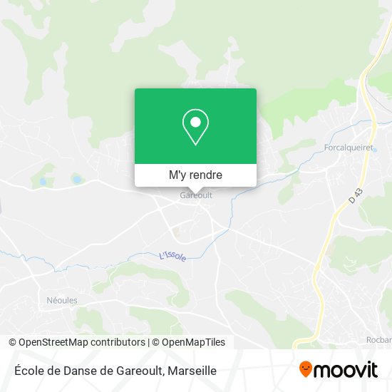 École de Danse de Gareoult plan