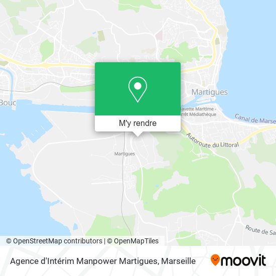Agence d'Intérim Manpower Martigues plan