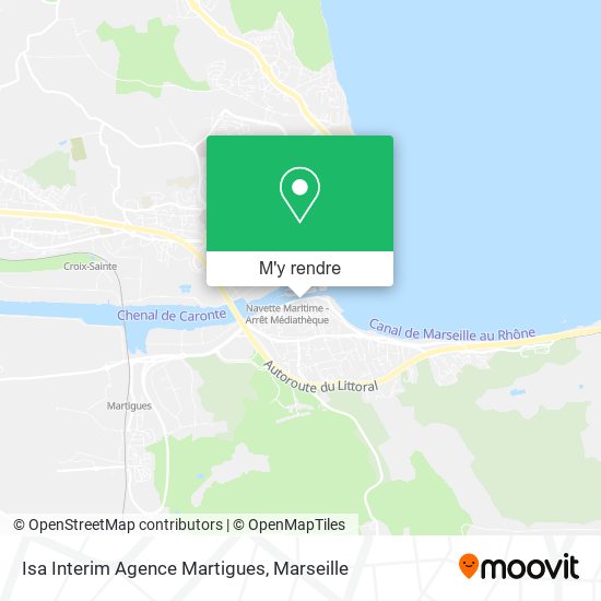 Isa Interim Agence Martigues plan
