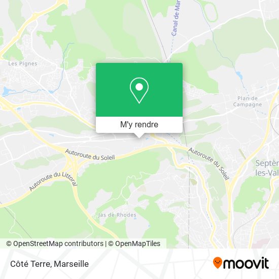 Côté Terre plan