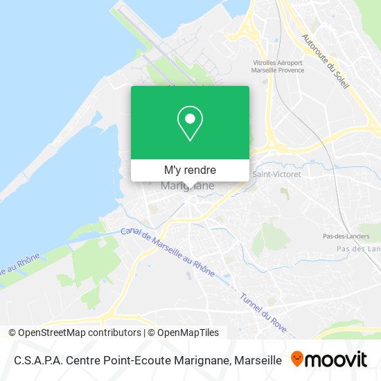 C.S.A.P.A. Centre Point-Ecoute Marignane plan