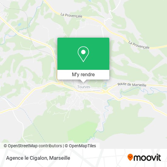 Agence le Cigalon plan