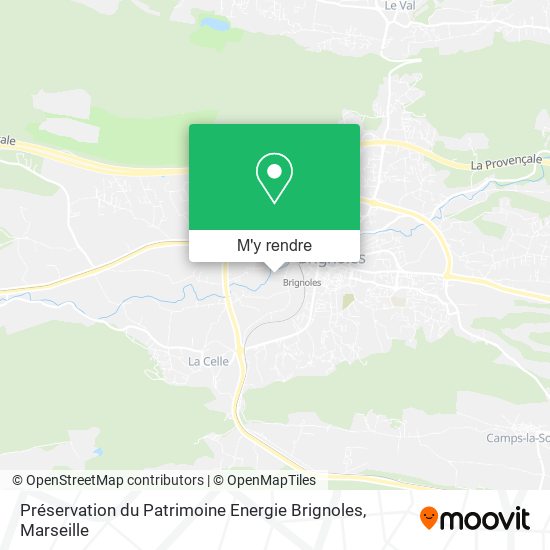 Préservation du Patrimoine Energie Brignoles plan