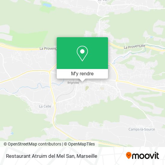 Restaurant Atruim del Mel San plan