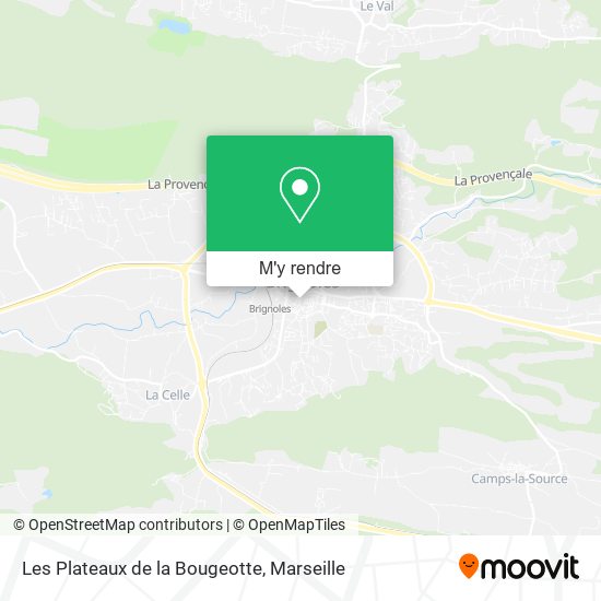 Les Plateaux de la Bougeotte plan
