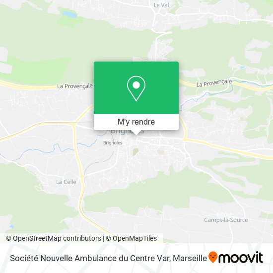 Société Nouvelle Ambulance du Centre Var plan