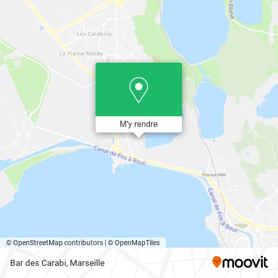 Bar des Carabi plan