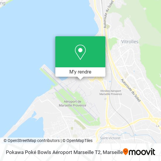 Pokawa Poké Bowls Aéroport Marseille T2 plan