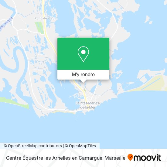 Centre Équestre les Arnelles en Camargue plan