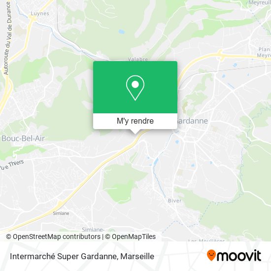 Intermarché Super Gardanne plan