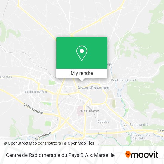Centre de Radiotherapie du Pays D Aix plan