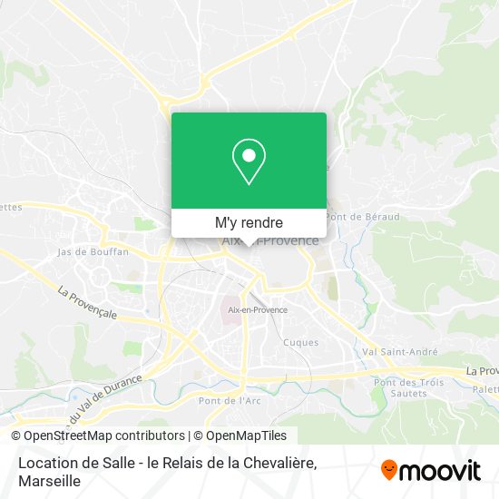 Location de Salle - le Relais de la Chevalière plan