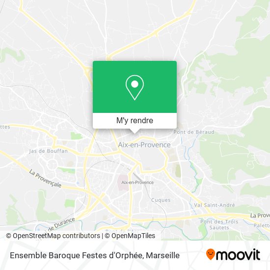 Ensemble Baroque Festes d'Orphée plan