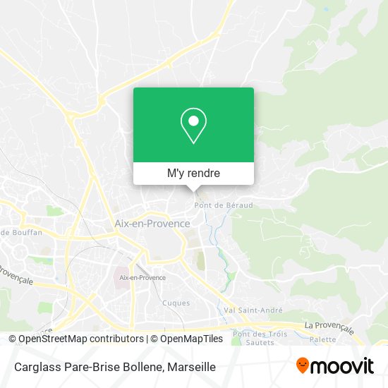 Carglass Pare-Brise Bollene plan