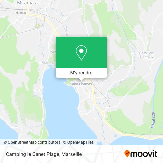 Camping le Canet Plage plan