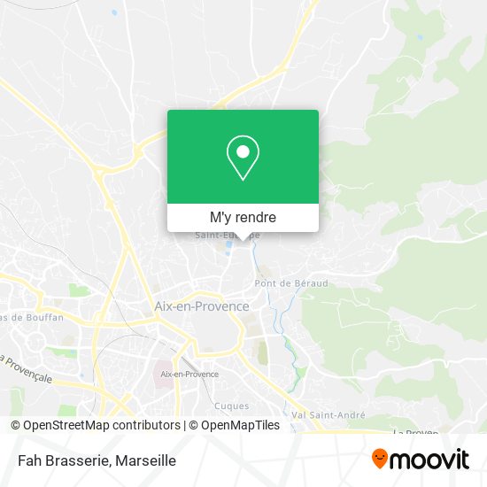 Fah Brasserie plan