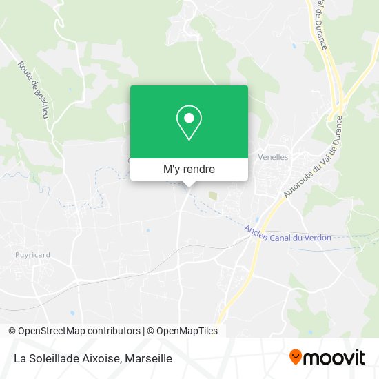 La Soleillade Aixoise plan